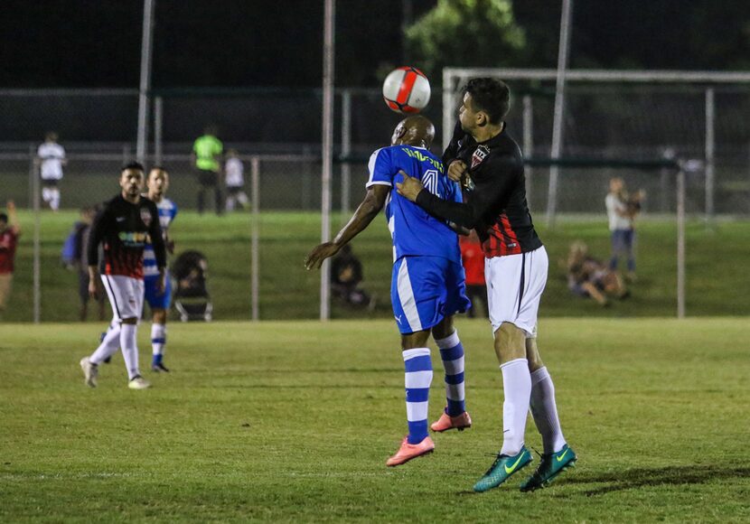 Fort Worth Vaqueros (blue) take on NTX Rayados (black) in US Open Cup play. (5-9-18)