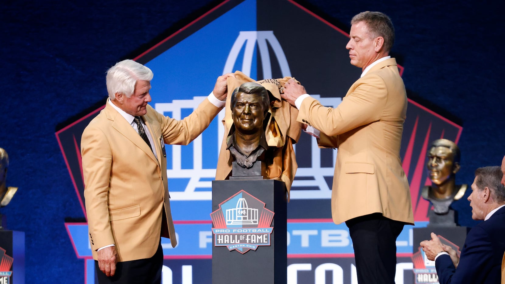 Dallas Cowboys Hall of Famers: Jimmy Johnson, Drew Pearson join Cowboy  legends