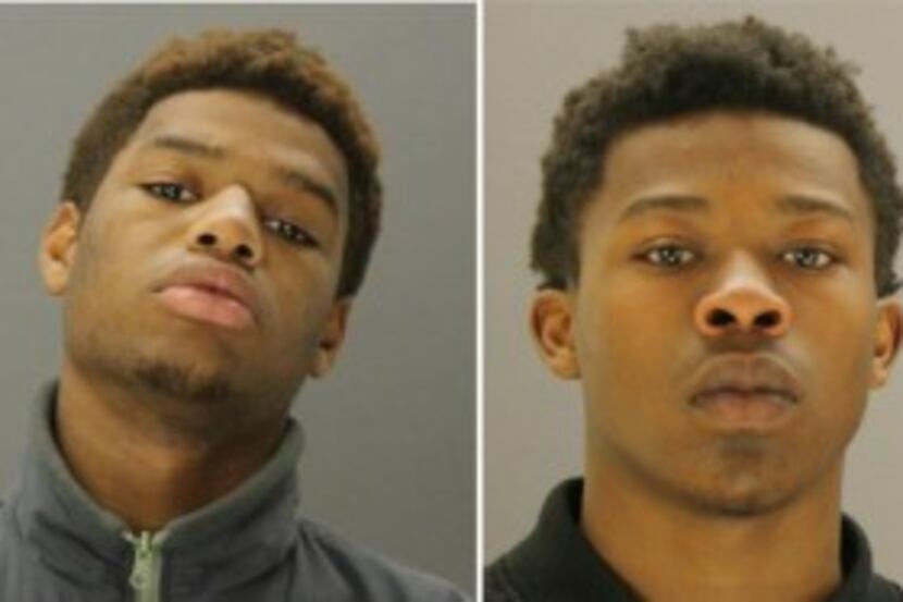  Donedwin Maxie (left) and Deon Fridia were jailed on $75,000 bail.