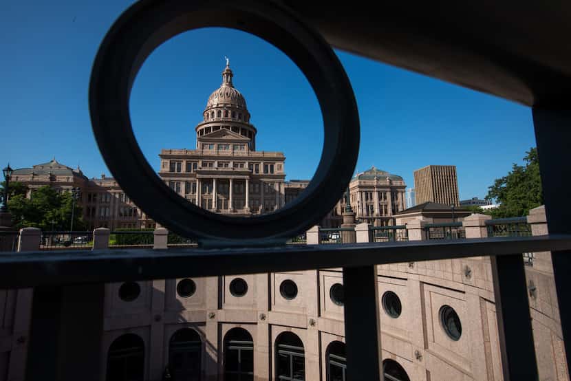 The Texas state capitol building in Austin, Texas on May 14, 2019.(Julia Robinson/Special...