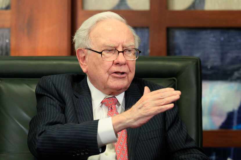 FILE - In a Monday, May 8, 2017, file photo, Berkshire Hathaway Chairman and CEO Warren...