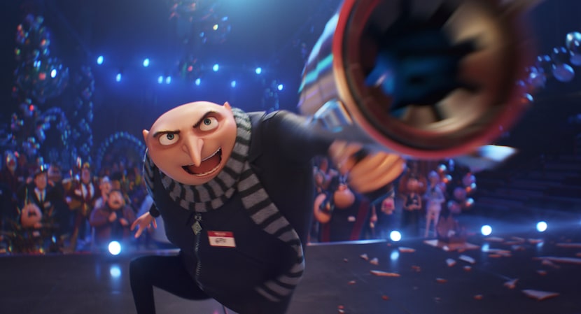 En esta imagen proporcionada por Illumination & Universal Pictures,  Gru, con la voz de...