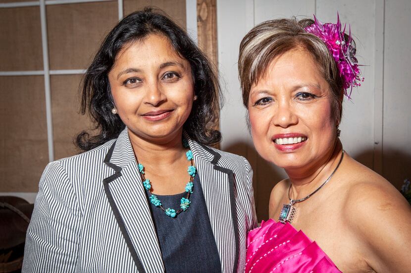 Honorees Sejal Desai (left) and Susie Jennings at the Southwest Jewish Congress in Dallas,...