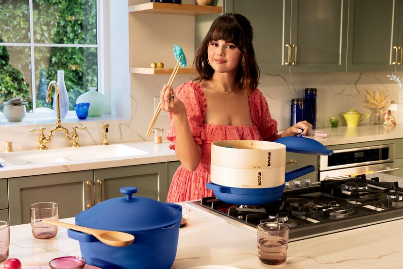 North Texas native Selena Gomez has partnered with Our Place for a cookware collection.