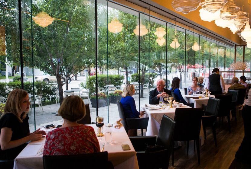Stephan Pyles Flora Street Cafe is located in the Dallas Arts District.