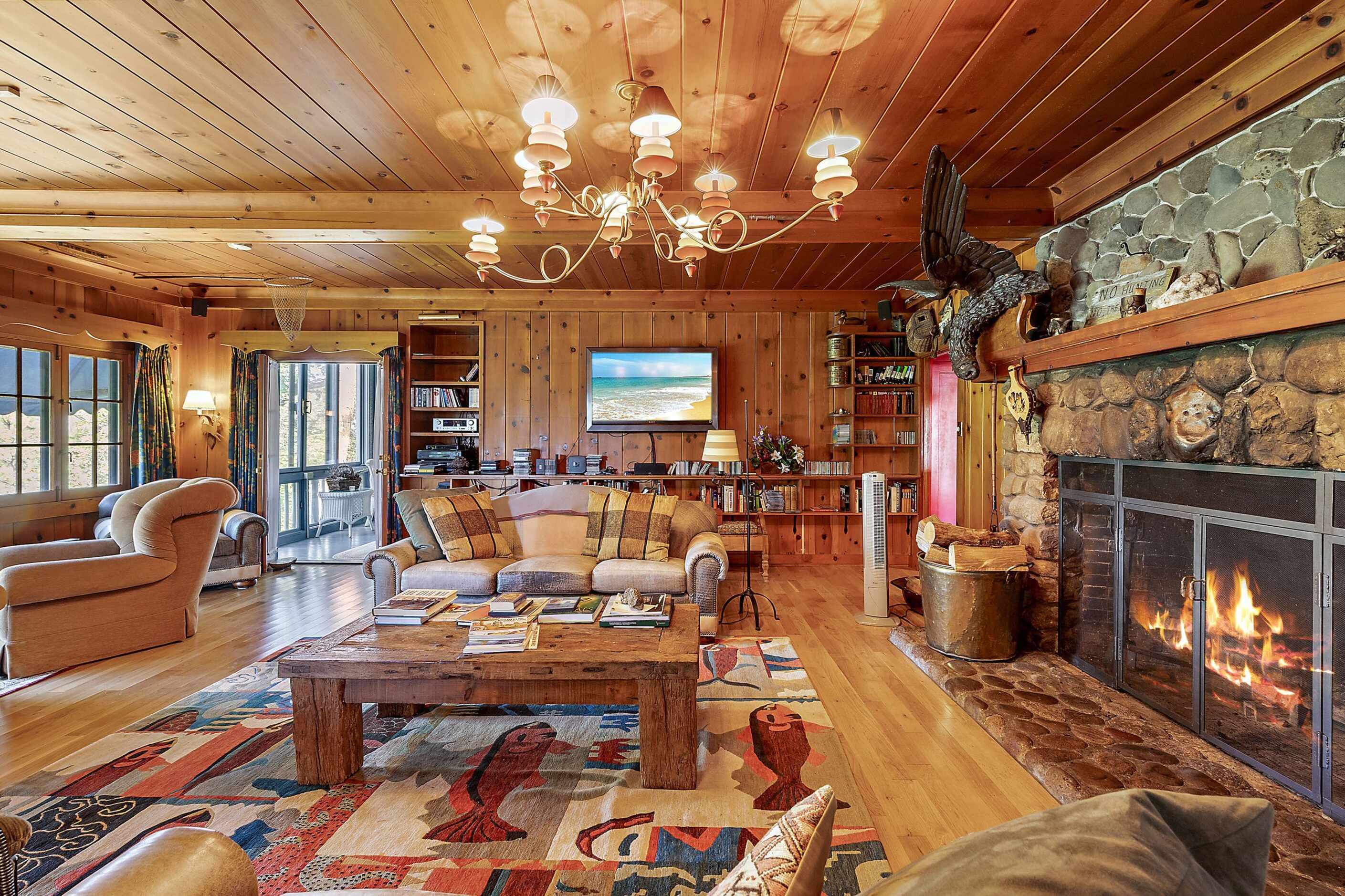 Patrick Duffy's ranch includes two miles of river frontage with steelhead trout and salmon,...