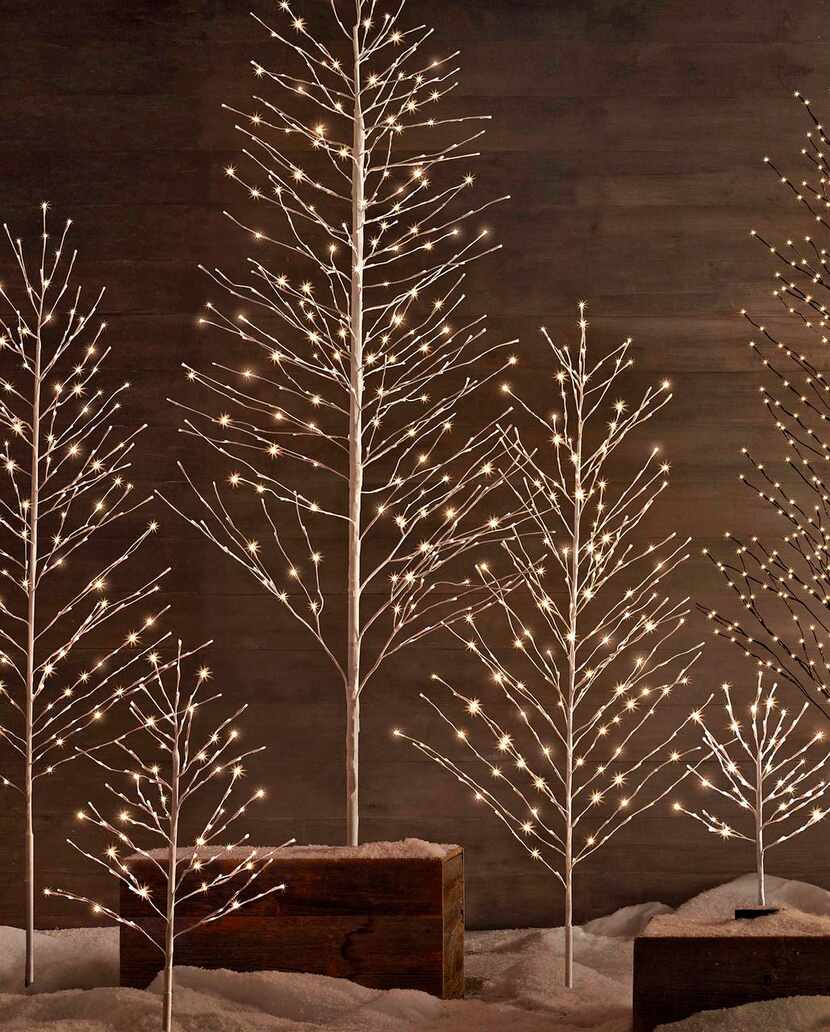 
Restoration Hardware’s Starlit Trees aren’t just for the holidays. The trees are $24.99 to...