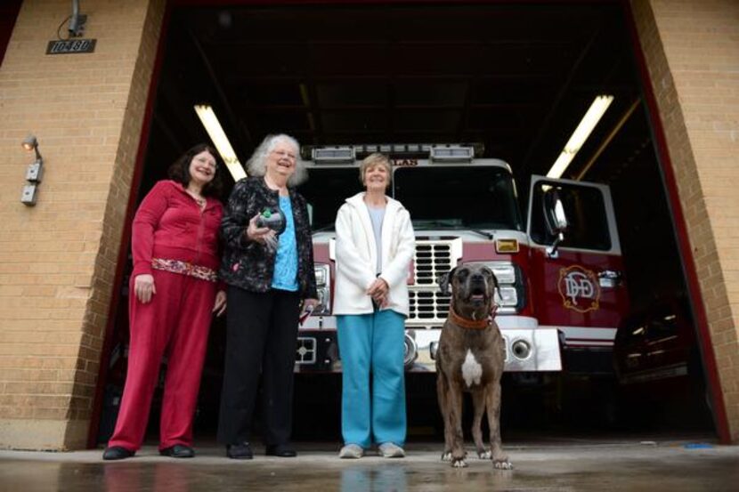 Highland Meadows Neighborhood Association Petwatch members (from left) Clarice Jackson,...