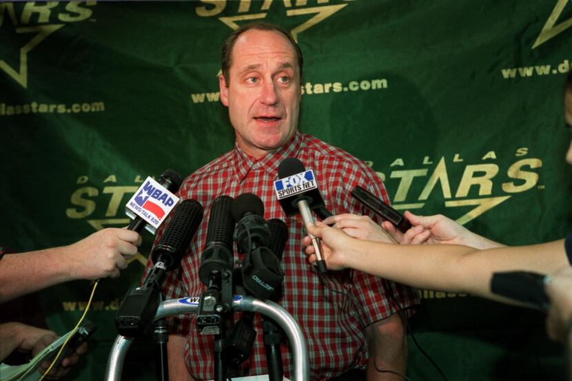 Bob Gainey, pictured here as the Stars' general manager in 2001, has agreed to rejoin the...