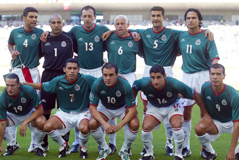 Vidrio con el Tri en el Mundial de 2002. OMAR TORRES/AFP/Getty Images)