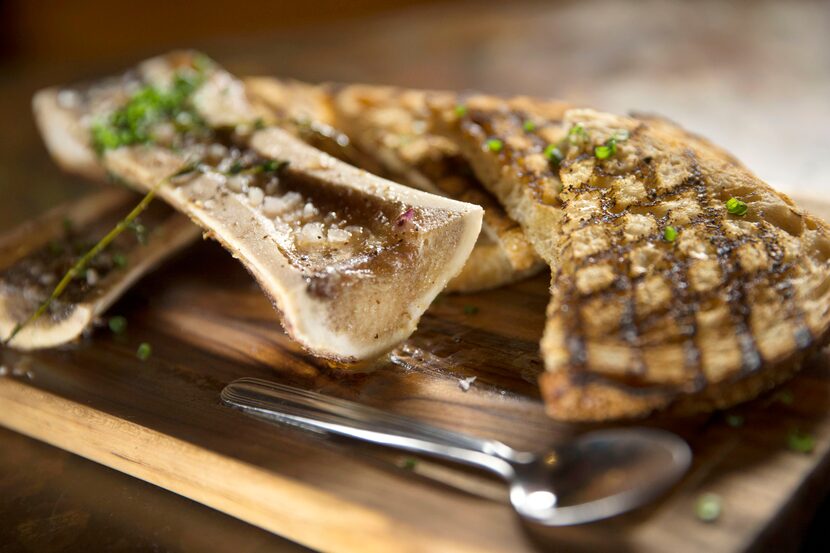 Roasted marrow bones at Local Yocal BBQ and Grill in McKinney on Thursday, November 29, 2018. 