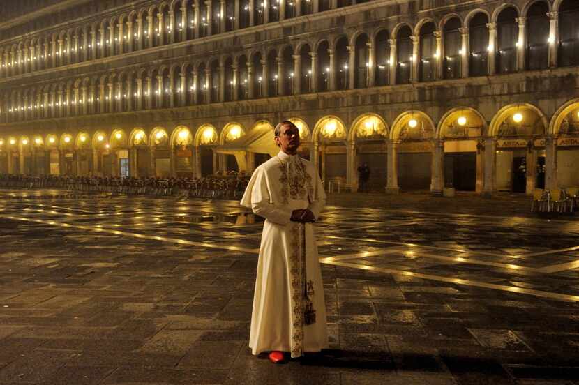 Jude Law ponders things as Lenny (a.k.a Pope Pius XIII)