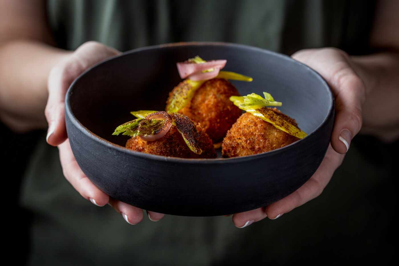 Try Carolina Gold Croquettes at Ciclo, Four Seasons Austin's new restaurant serving a modern...
