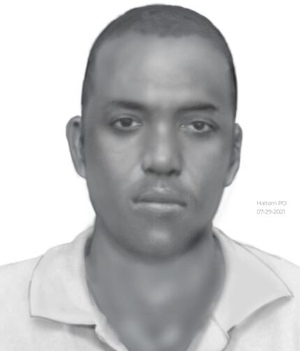 Police released this sketch of the woman's attacker.