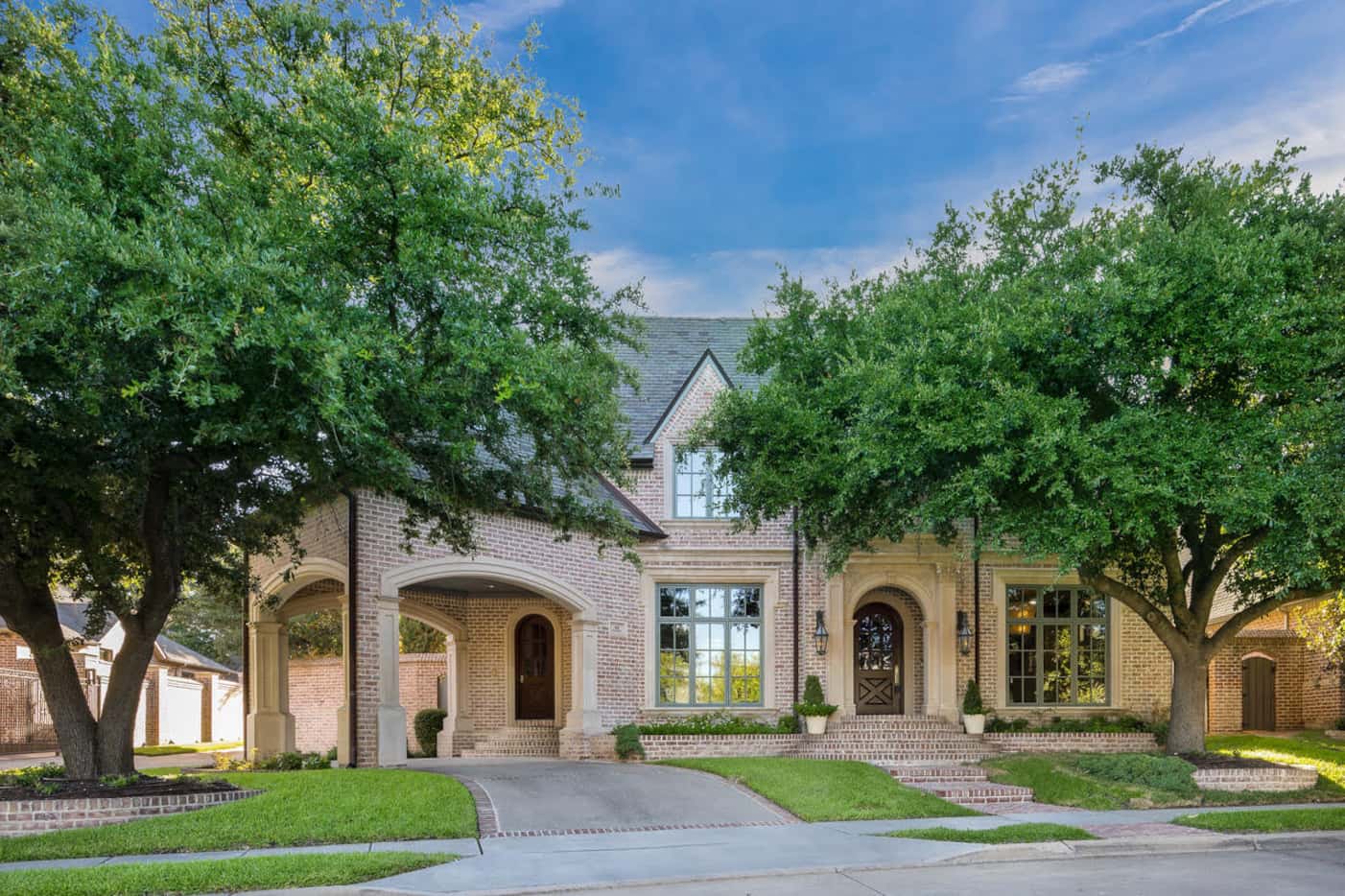 The French-style home is nestled within the prestigious Villages of Stonebriar Park in...