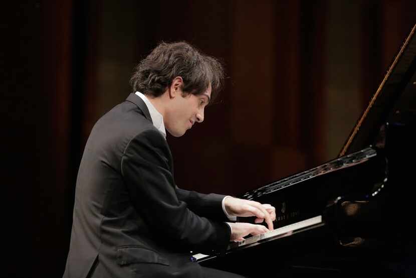 Leonardo Pierdomenico performs in the semifinal round of the Van Cliburn International Piano...