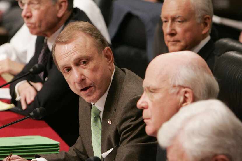 
Sens. Arlen Spector and Ted Kennedy exchanged heated words during a 2006 Senate...