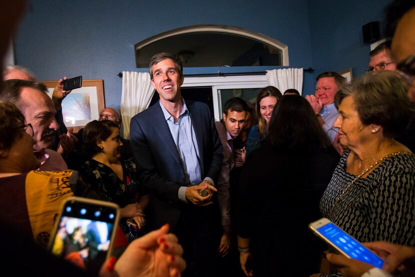 Democratic presidential candidate and former Texas congressman Beto O'Rourke is introduced...