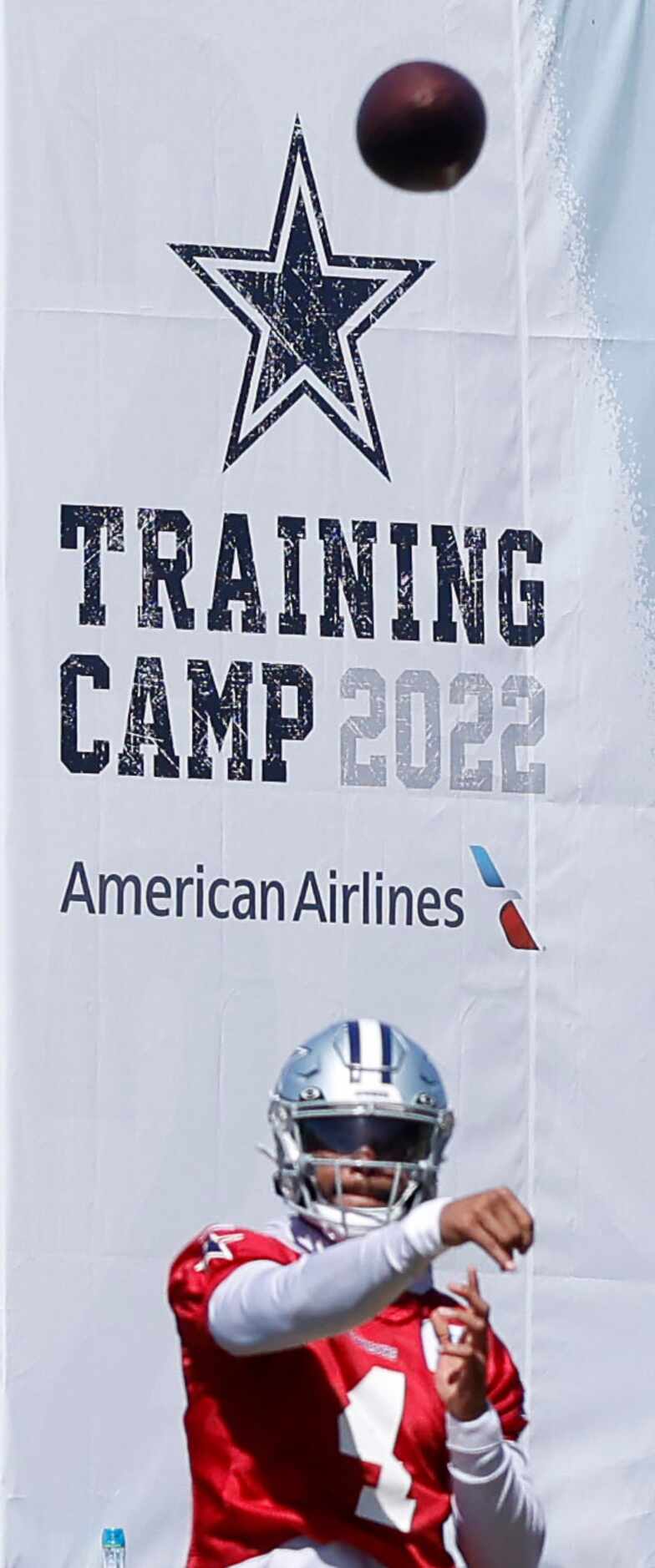 It was the last day of Training Camp 2022 for the Dallas Cowboys as quarterback Dak Prescott...