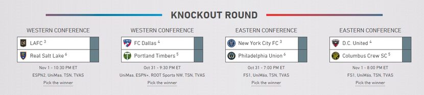 MLS Knockout Round.