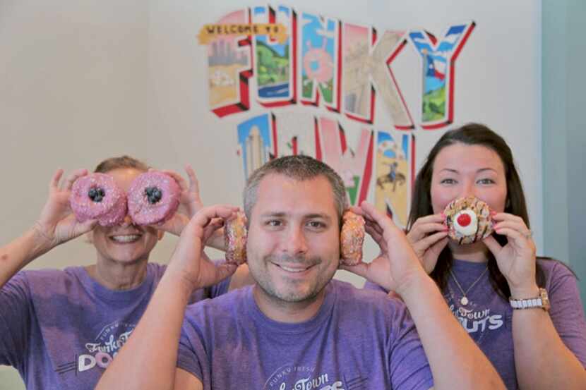 FunkyTown Donuts & Drafts is a family-owned business in Fort Worth. Its Sundance Square...