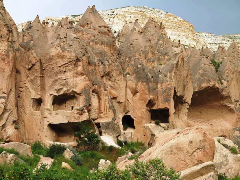 These cave houses  were lived in until 10 years ago, when the government required the...