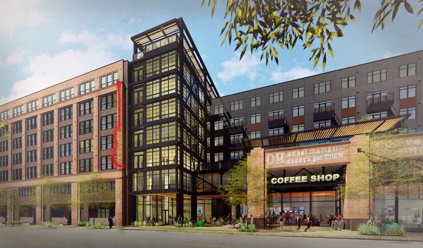 Crescent Communities is building a retail and apartment project on Canton Street in the Deep...