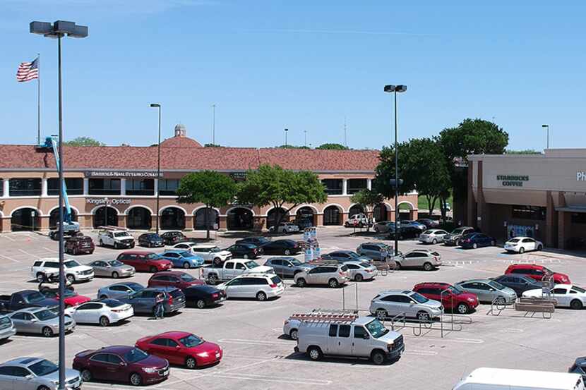 The Lake Highlands Village shopping center is near Skillman and LBJ Freeway.