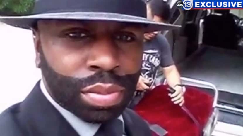 David L. Jones, a Houston-area funeral director, has been accused of taking selfies with a...