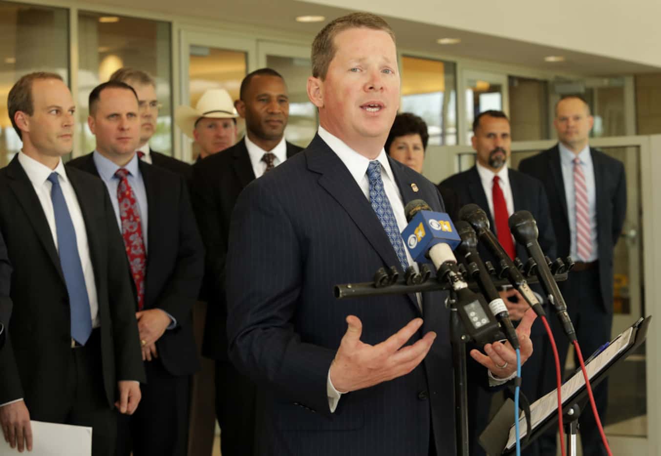 U.S. Attorney Joseph D. Brown announces a 20-year prison sentence for a Plano teenager who...
