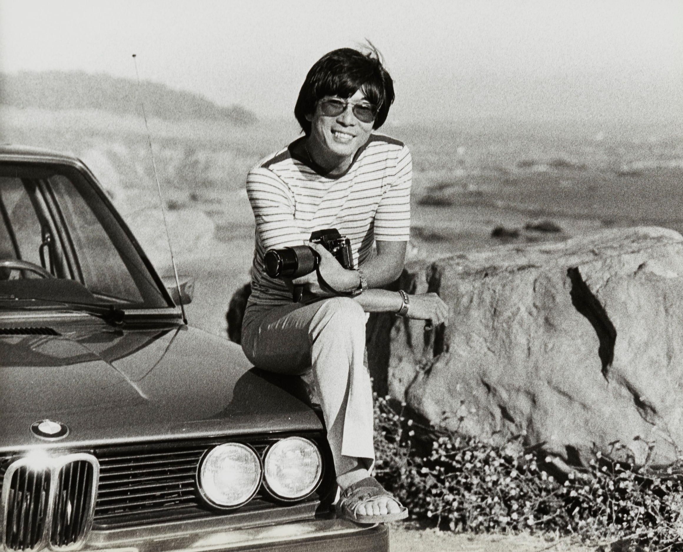 Wayne Thom, riding high in Northern California in 1976.