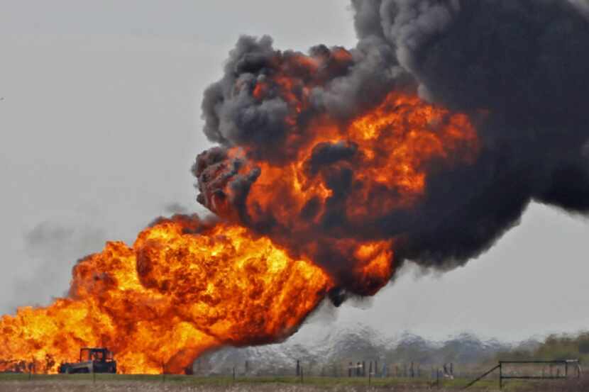 A gas pipeline explosion Thursday outside Milford in Ellis County led to much of the town...