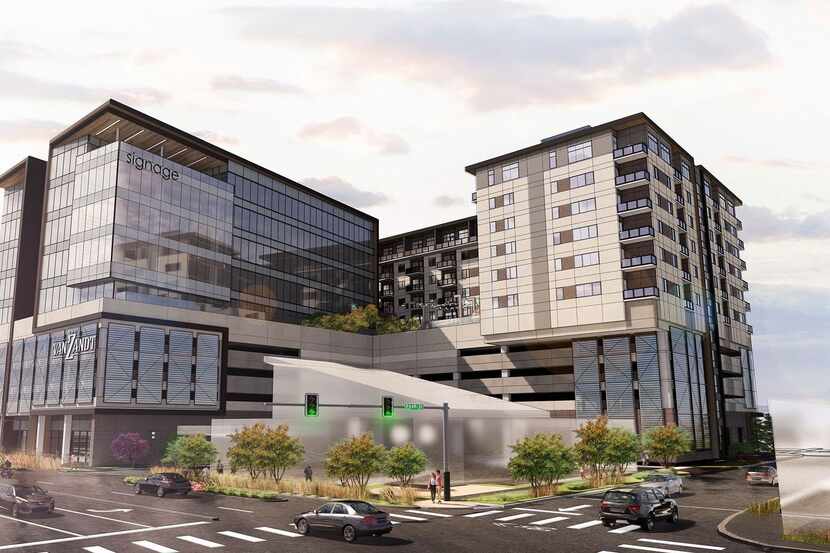 Omaha-based developer Goldenrod Cos. plans an early 2024 start for its 10-story Van Zandt...