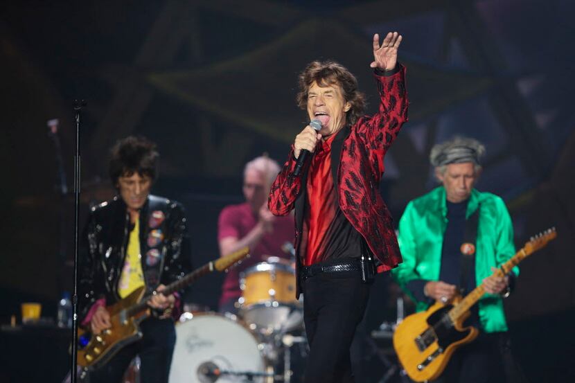 Mick Jagger and the Rolling Stones perform at TCF Bank Stadium, Wednesday, June 3, 2015, in...