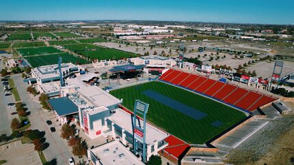 Toyota Stadium as the US Soccer Hall of Fame construction was underway.