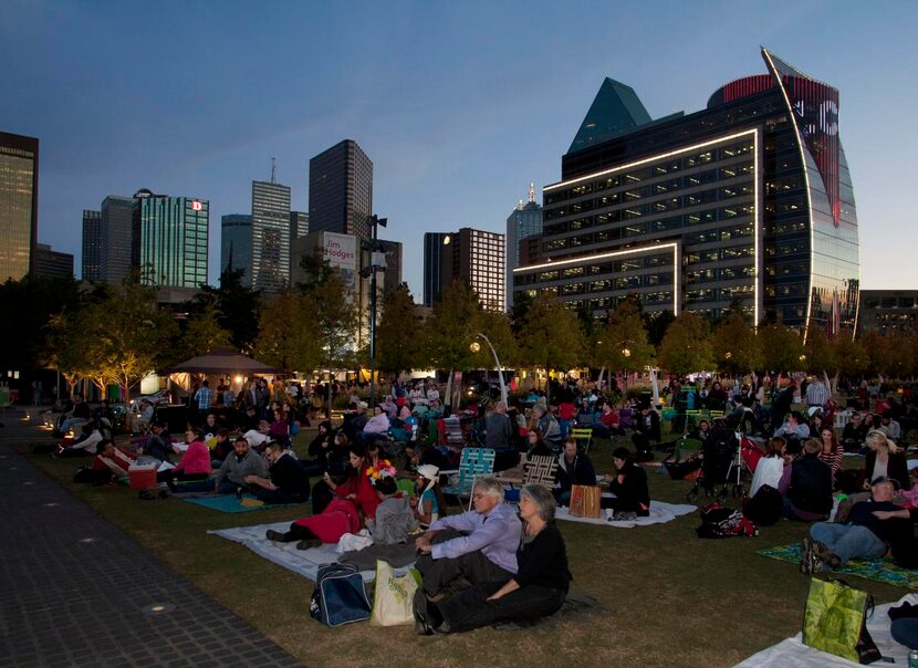 
The crowd brought blankets and coolers to the Dallas Opera’s simulcast of Bizet’s Carmen at...