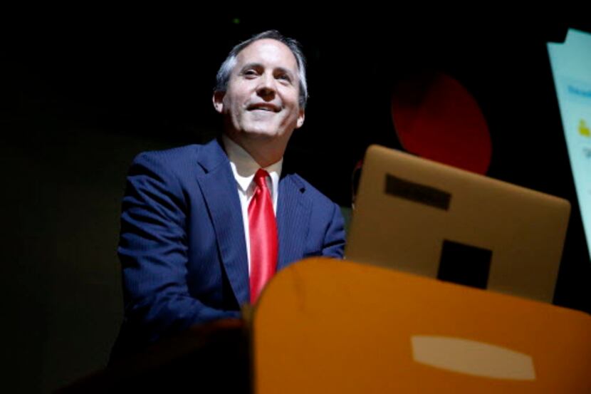  Texas Attorney General Ken Paxton participates in an online password strength challenge...