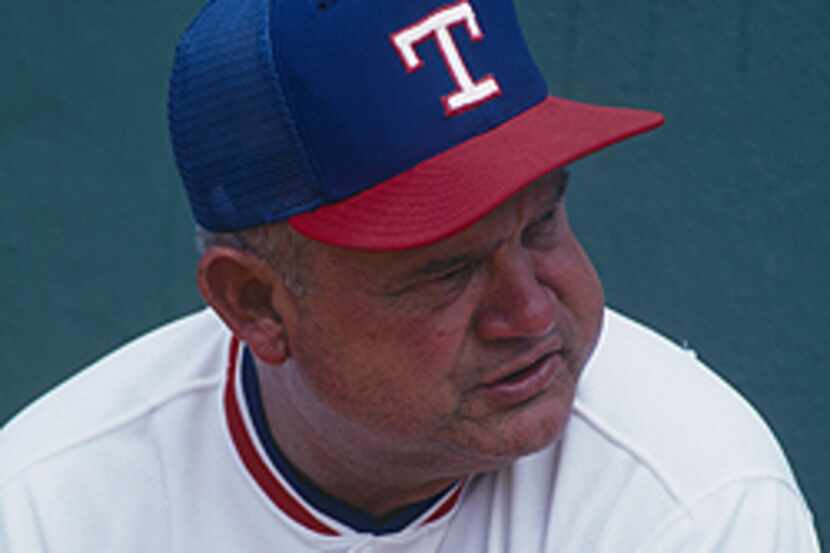 Don Zimmer was the Rangers manager from 1981-82. (Photo by Focus On Sport/Getty Images)