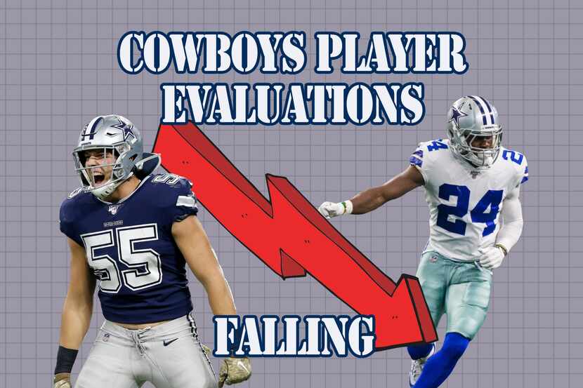 Leighton Vander Esch and Chidobe Awuzie are among the Cowboys players trending down at the...