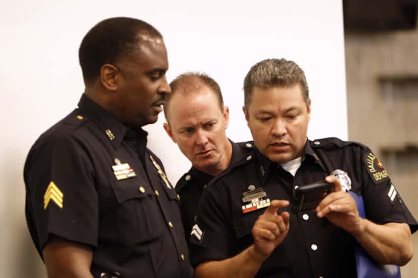Dallas police check their phone. Criminals are using their online and phone skills to fool...