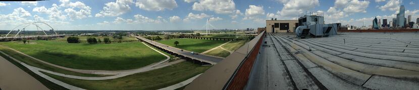Heckuva view of the Trinity River from the Dawson State Jail, though. (Robert Wilonsky/Staff)