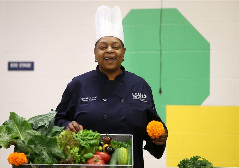 Trina Nelson is the executive chef at Dallas ISD.