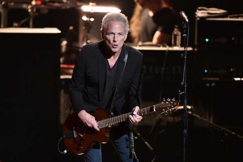 Honoree Lindsey Buckingham of music group Fleetwood Mac performs onstage during MusiCares...