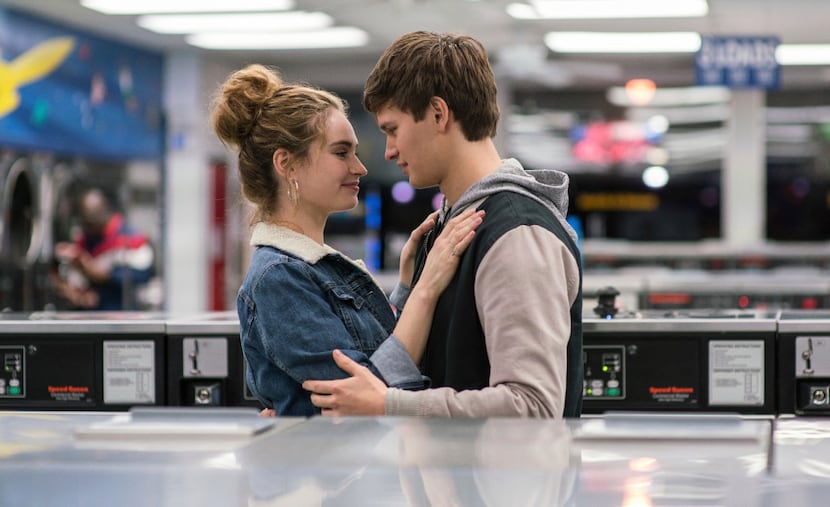 Debora (Lily James) and Baby (Ansel Elgort) in "Baby Driver." The film's soundtrack, which...