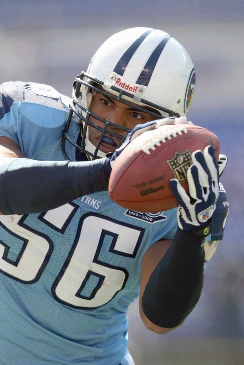Colin Allred played for the Tennessee Titans before his political career.