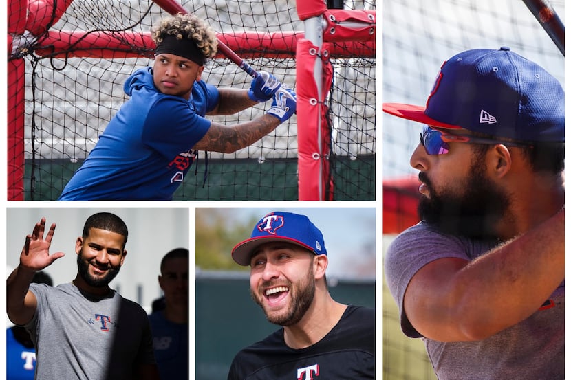 The Texas Rangers could have six everyday players hitting from the left side of the plate in...