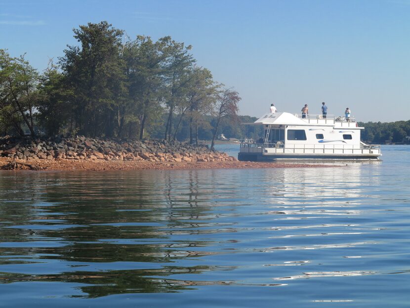 Boating is a popular activity of Smith Mountain Lake, Jewel of the Blue Ridge Mountains.