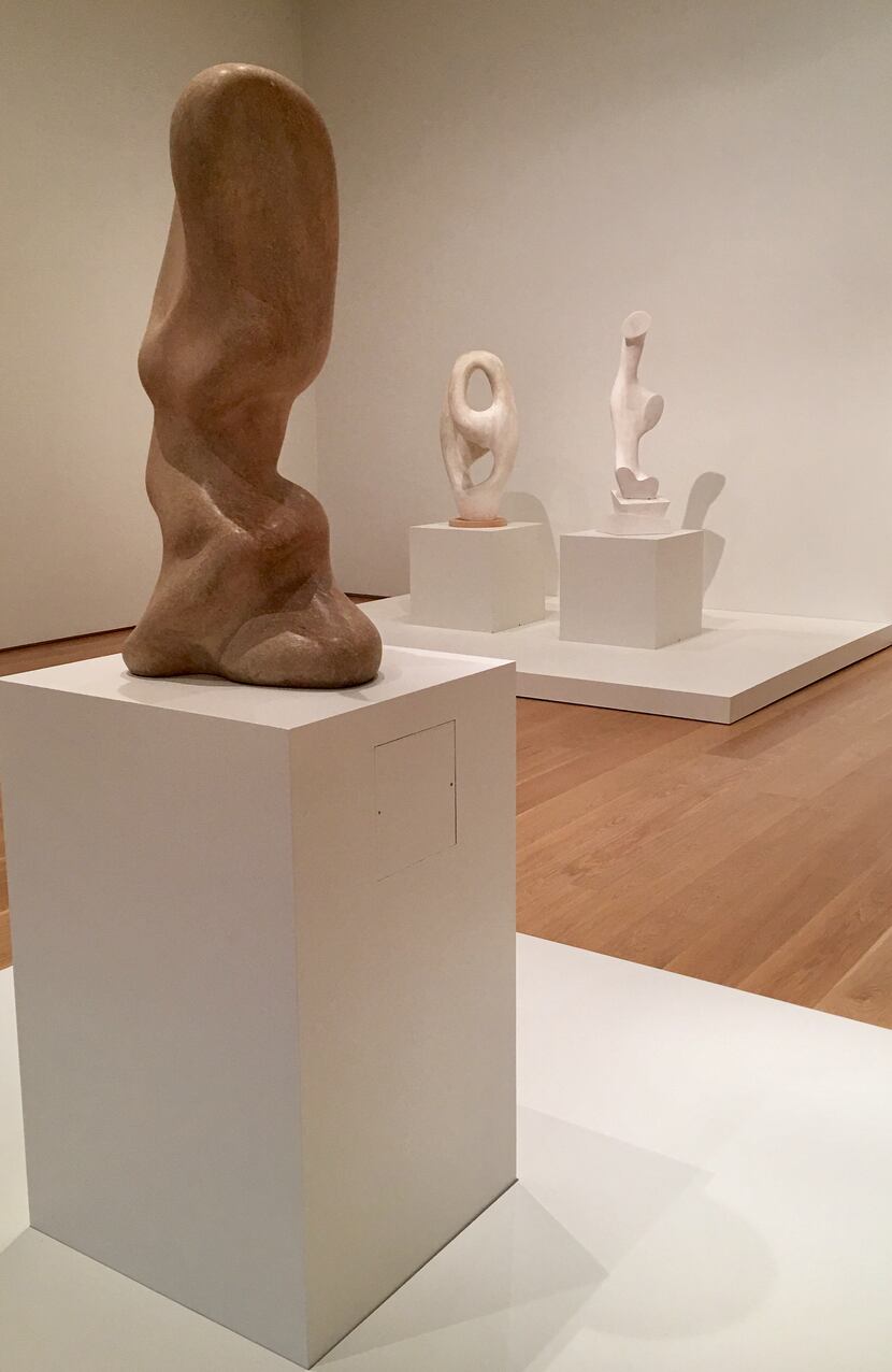 Pistil, a 1950 work in limestone, was borrowed from the St. Louis Art Museum for the Dallas...