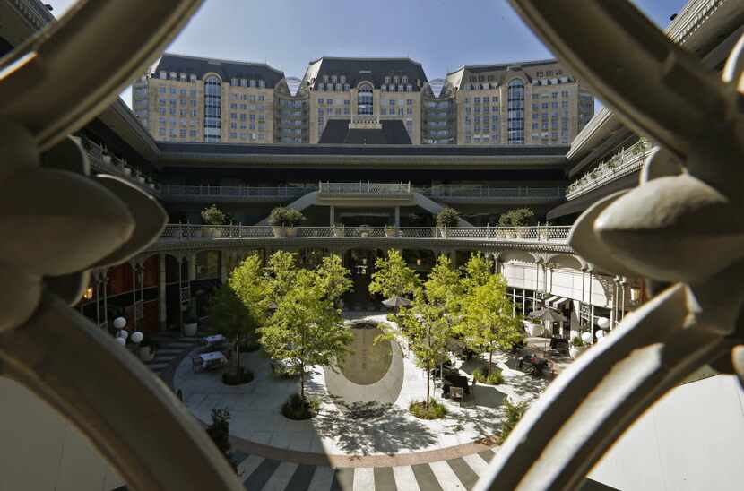 The Crescent is one of Dallas' hubs of financial activity.  (Nathan Hunsinger/The Dallas...