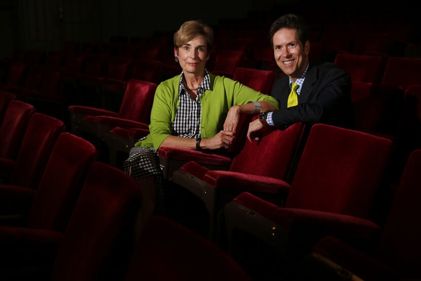 Lyric Stage founding producer Steven Jones (right) and Virginia Dupuy, a voice professor at...